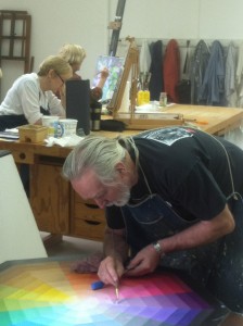 Group Painting in Studio